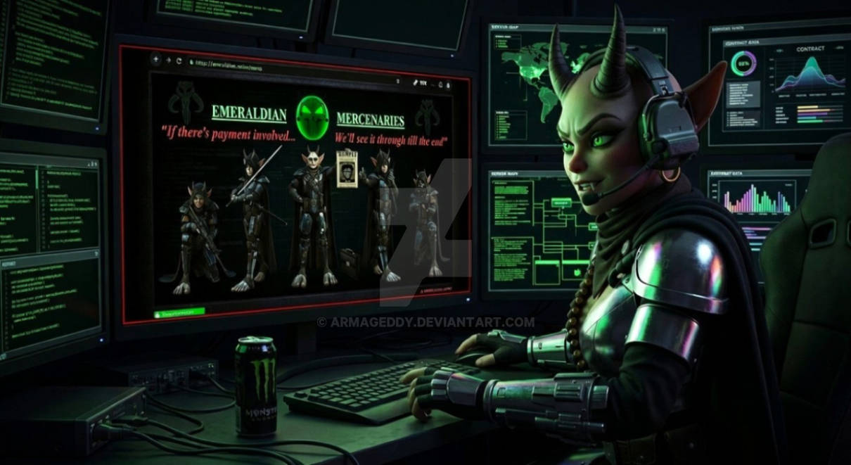 Emeraldian Mercenary for hire