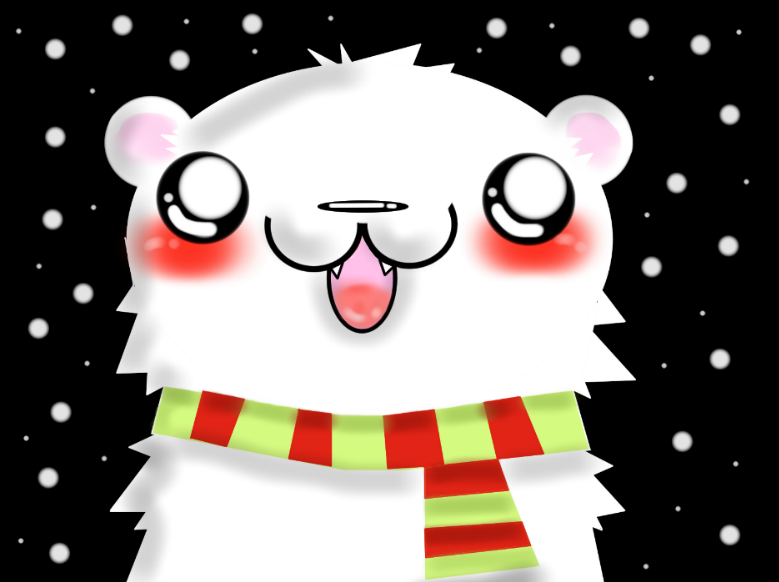 Polar Bear....with a scarf..