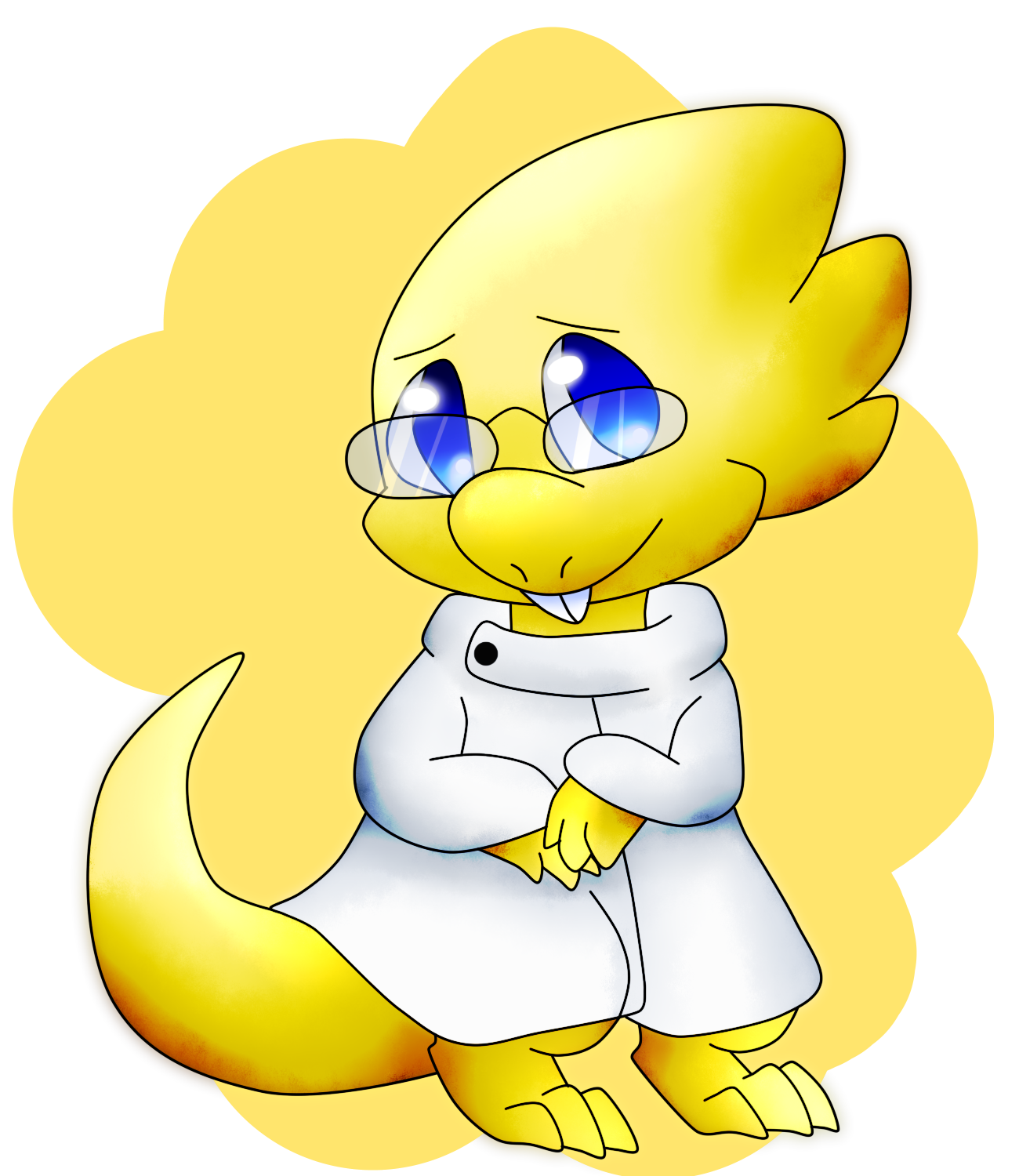 Alphys (Undertale collab) by Laura10211 on DeviantArt