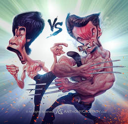 Bruce Lee VS wolverine