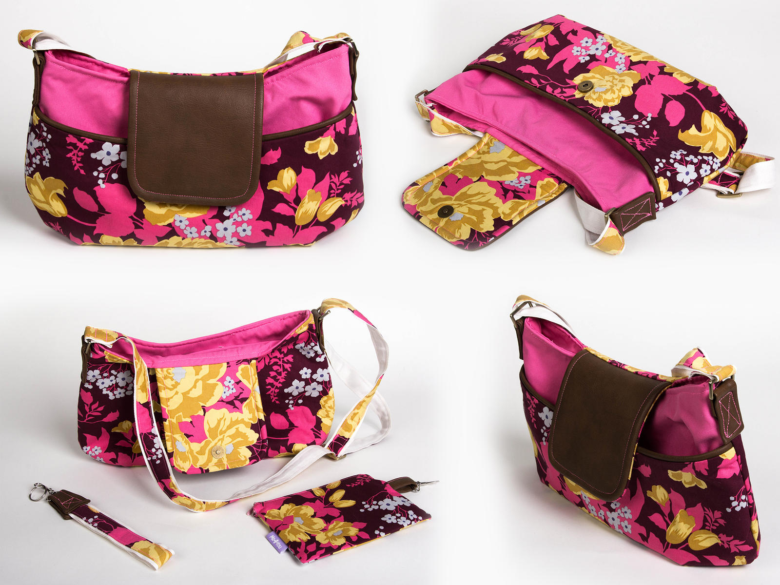 Custom made flower purse/handbag