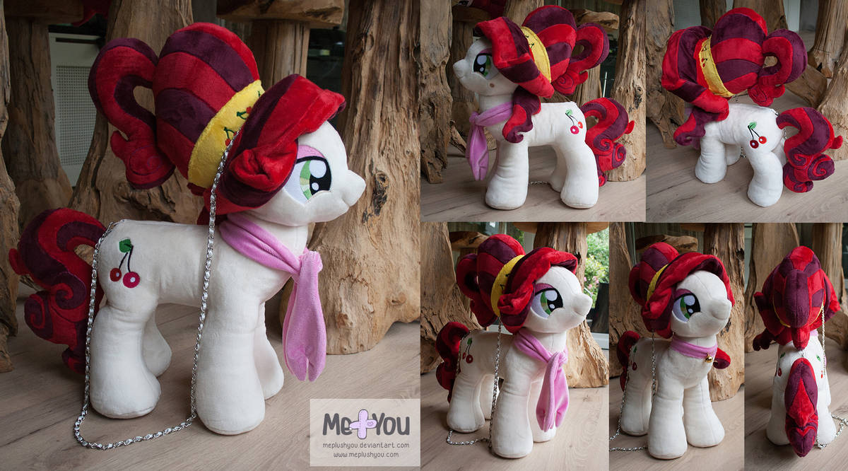 Cherry Jubilee Plush Purse by meplushyou Cherry Jubilee Plush Purse by meplushyou