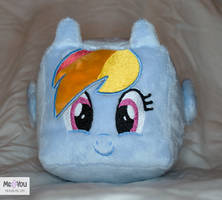 Rainbow Dash Pony Plush Cube