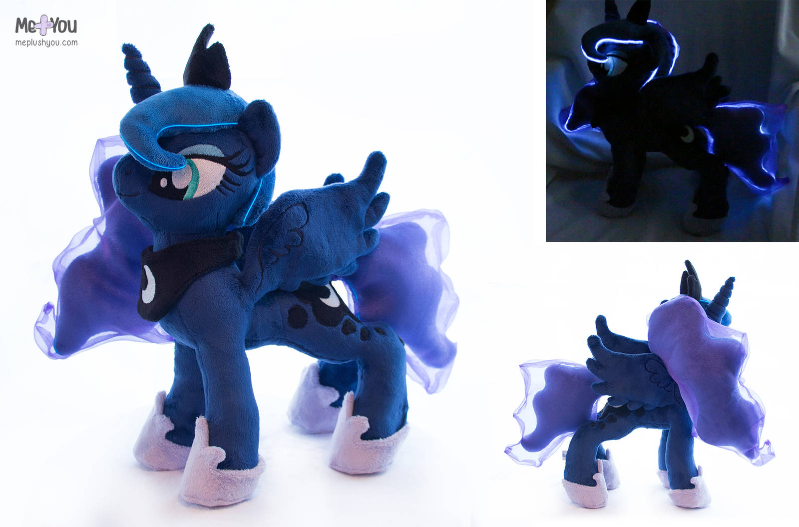 Light up Luna Plush by meplushyou