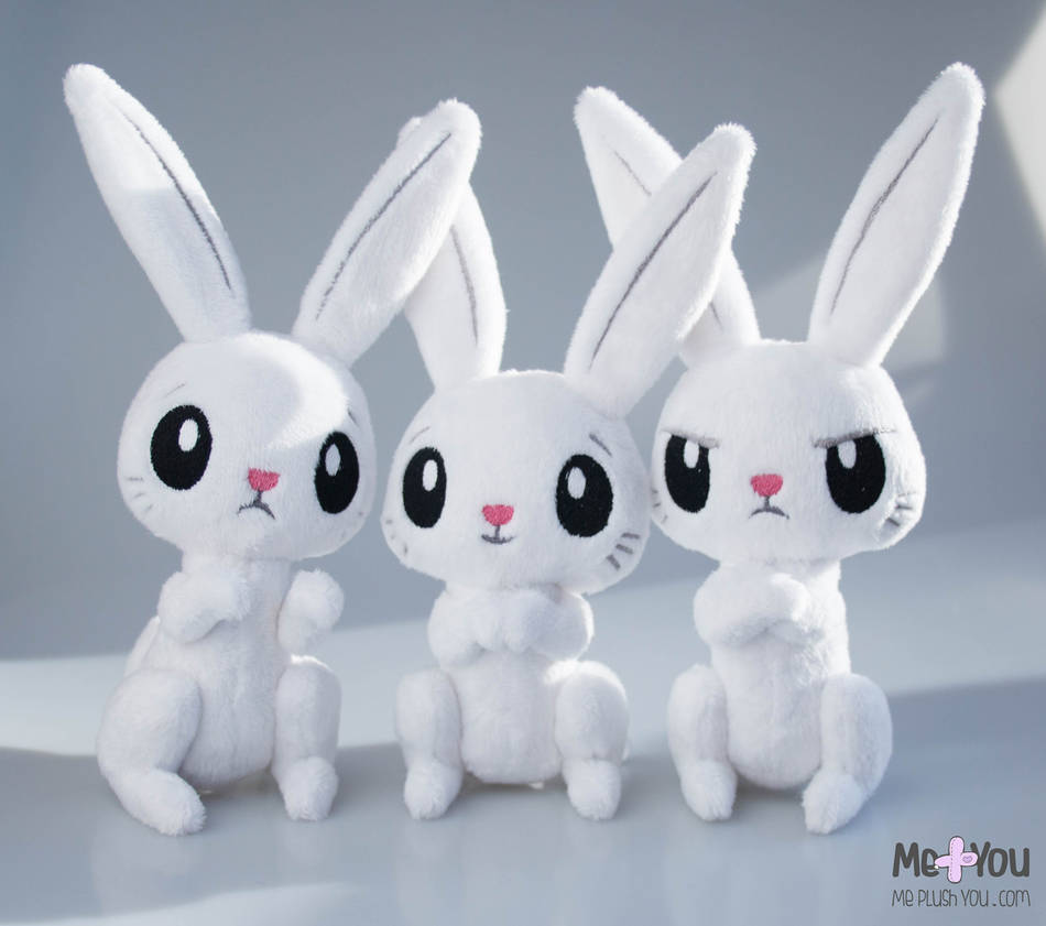 Angel bunnies by meplushyou