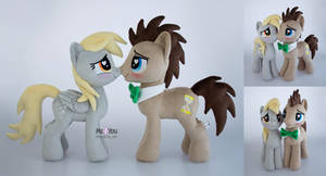 Derpy and the Doctor plushies