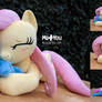 Fluttershy plush with baby foal