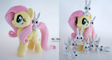 Fluttershy and Angel bunny plush