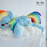 Rainbow Dash floppy plush