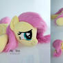Fluttershy floppy plush for GalaCon stock