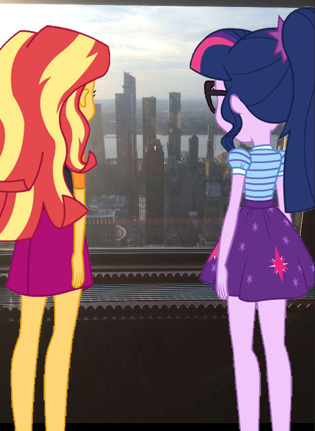 sci twi and sunset looking at the view of new york by yungstuff on ...