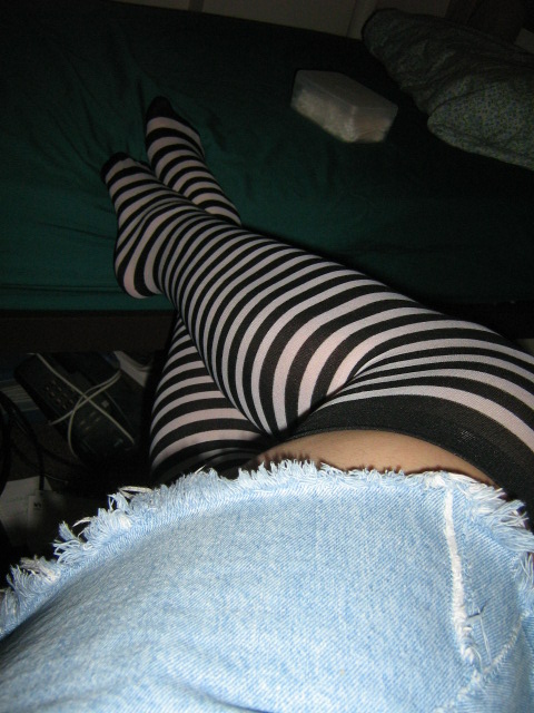 Stripy stockings