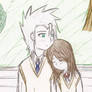 Toshiro and Momo shool time