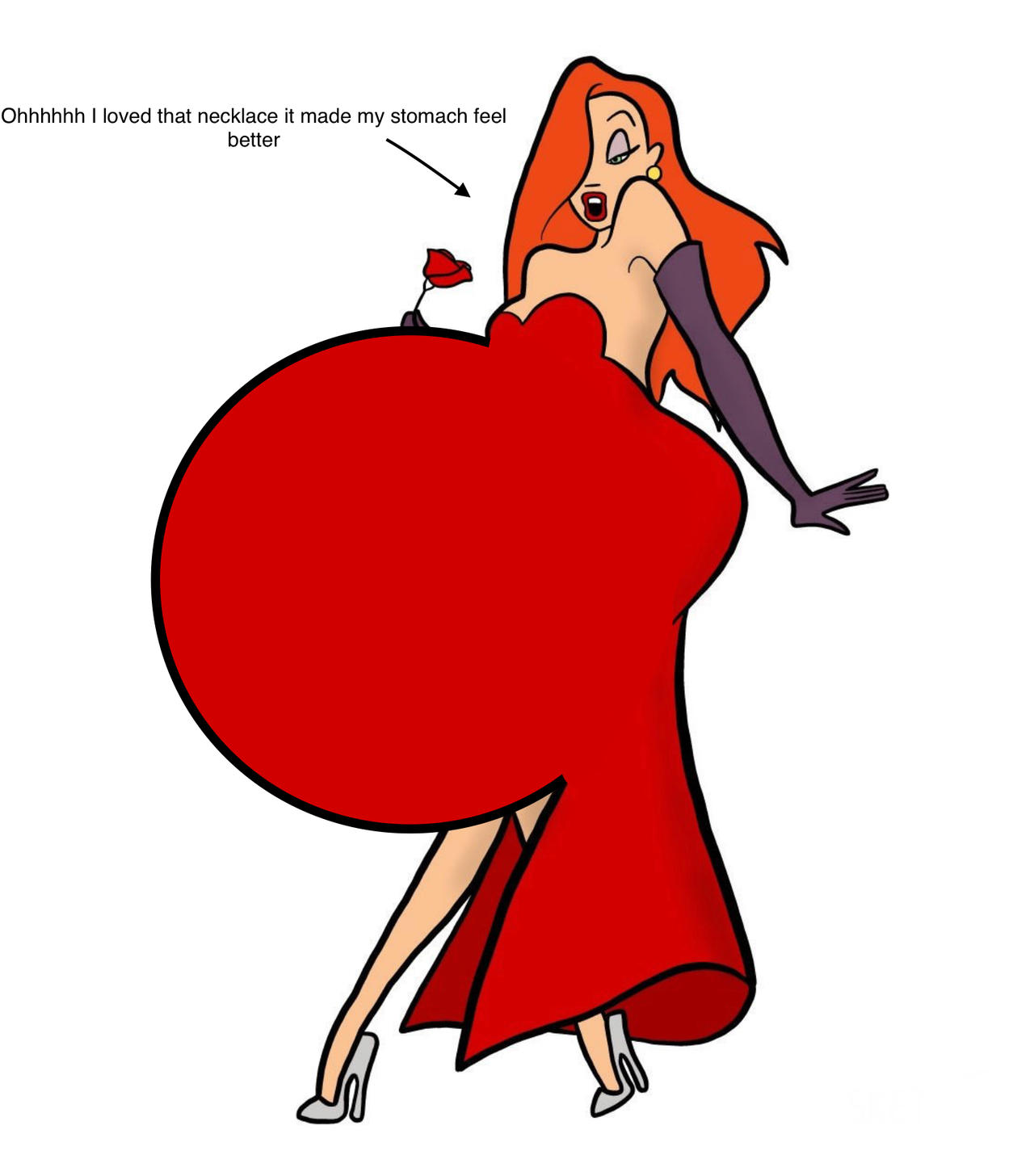 Jessica Rabbit Greasy Jessica rabbits necklace 3/3 by fromyourself on DeviantArt