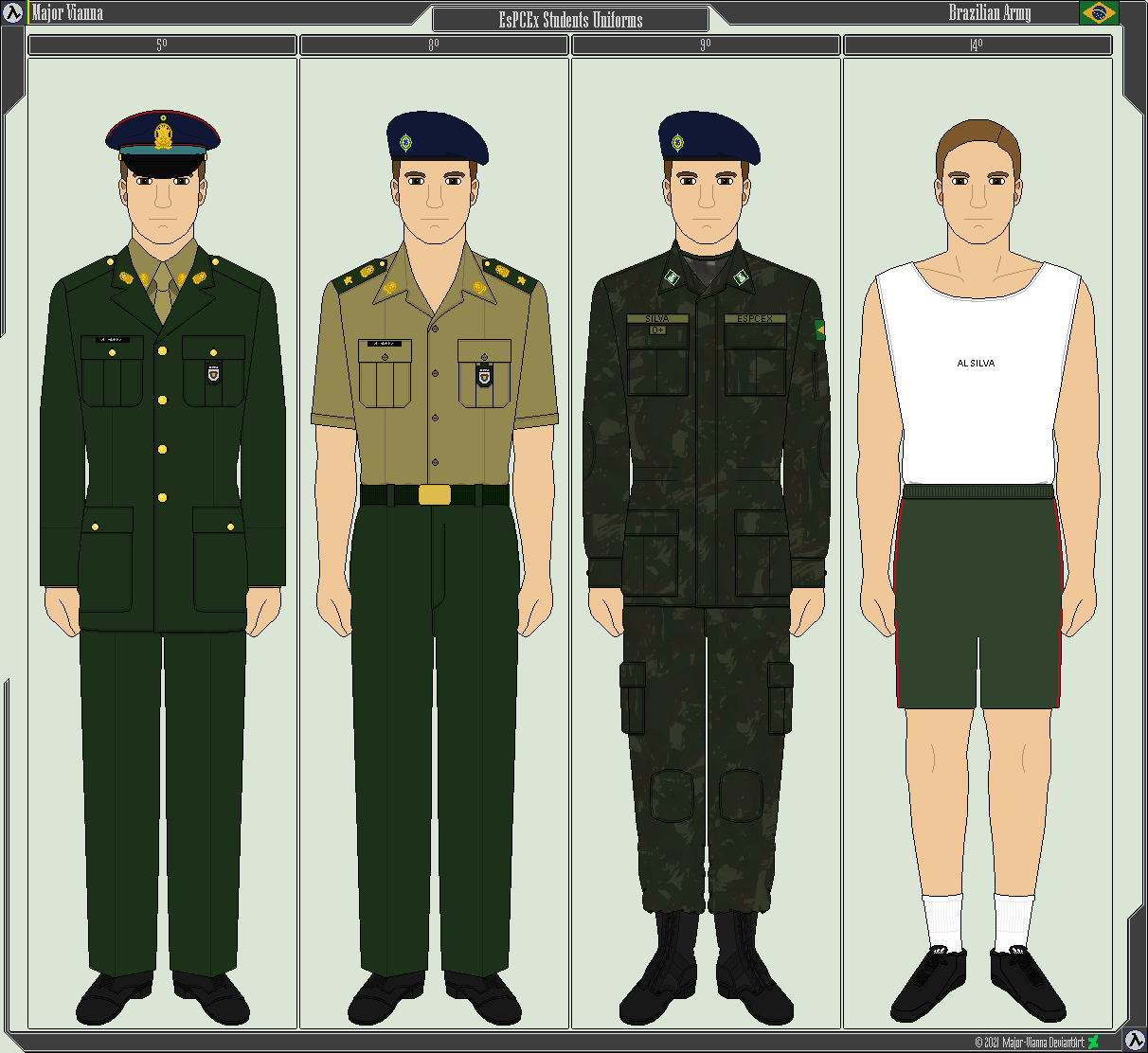 Brazilian Army Uniforms - EsPCEx by Major-Vianna on DeviantArt