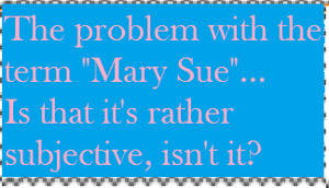 The Problem With Mary Sues Stamp