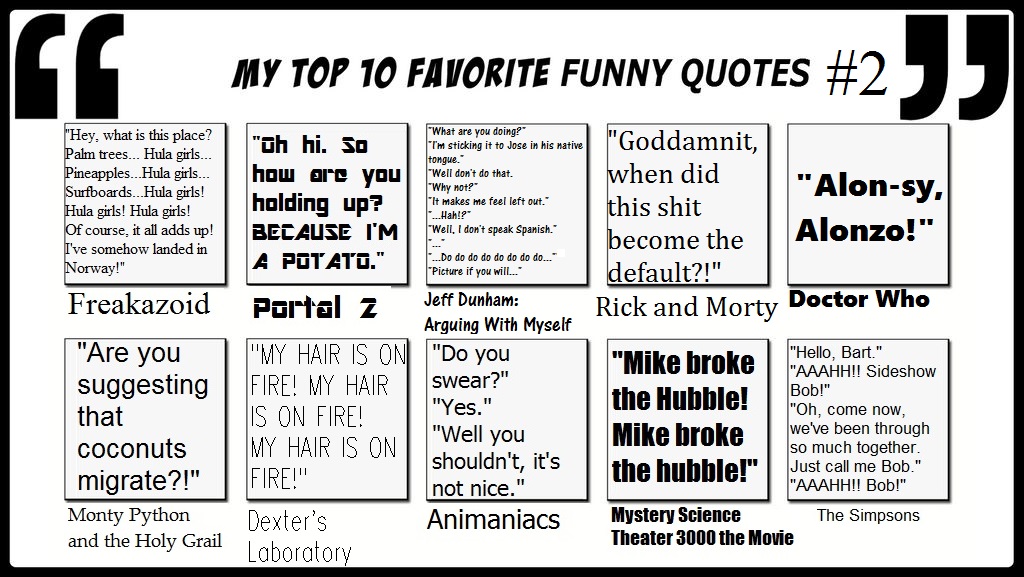 Meme: Favorite Funny Quotes 2 by PsychoDemonFox on DeviantArt Meme: Favorite Funny Quotes 2 by PsychoDemonFox on DeviantArt