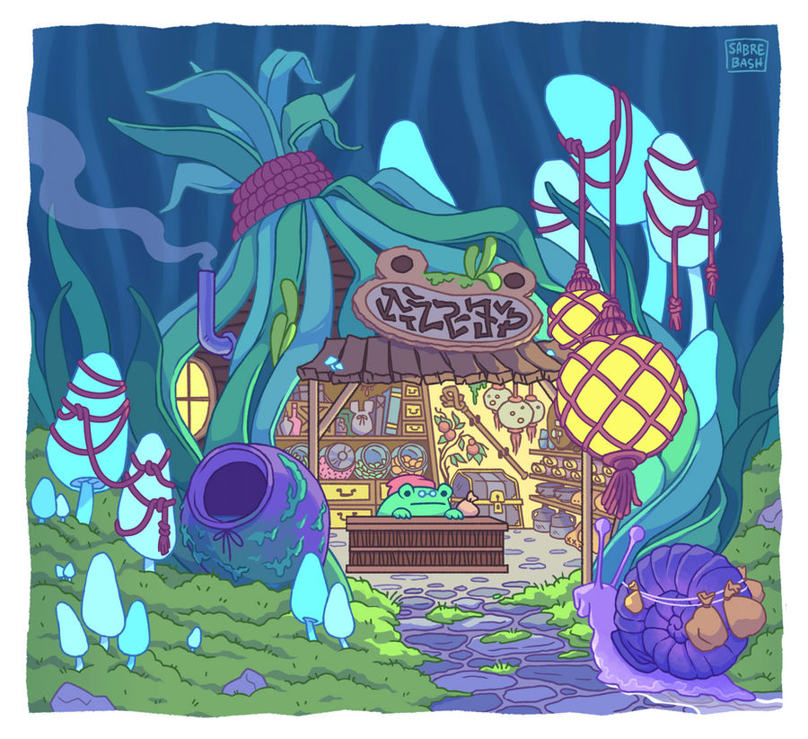 Froggy Evening by SabreBash on DeviantArt