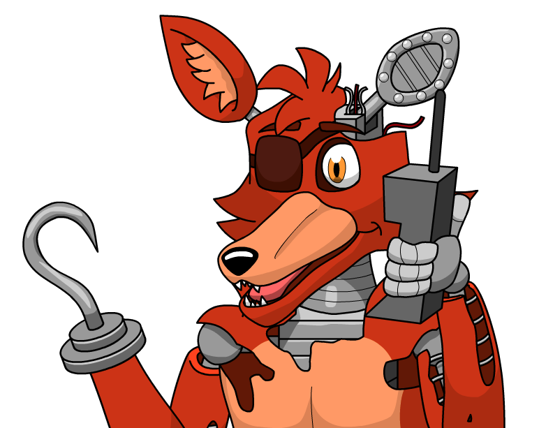 Withered Foxy - Desenho de tales_3004 - Gartic