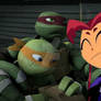 SIBLINGS #2: RAPH AND MIKEY/STARFIRE AND BLACKFIRE