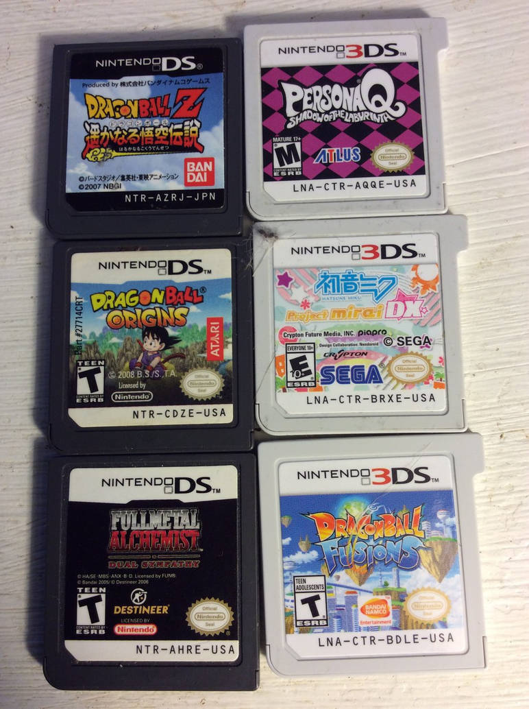 Anime DS games by SugaLawliet on DeviantArt