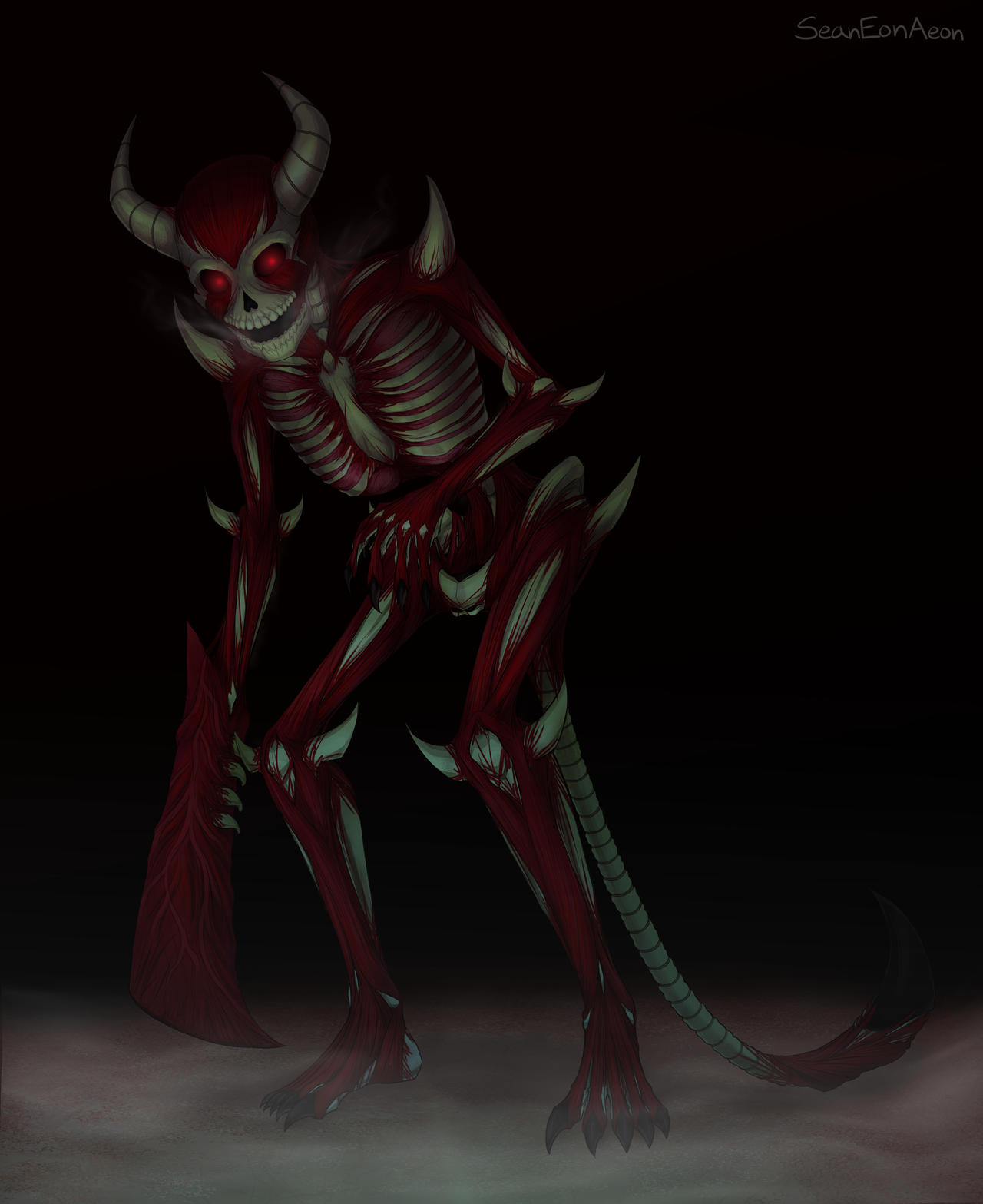 OC Stuff - Horned Skeleton by SeanEonAeon on DeviantArt