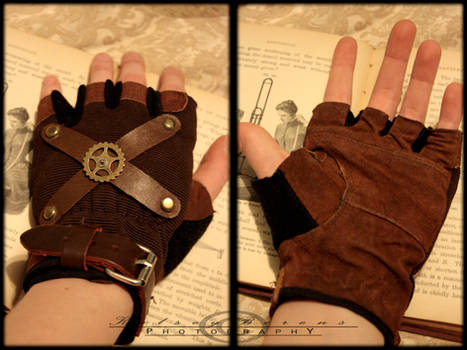 Steampunk Sky Pirate Gloves