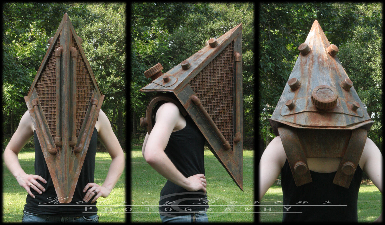 Into the mind of Oddness: Pyramid Head Helmet Tutorial