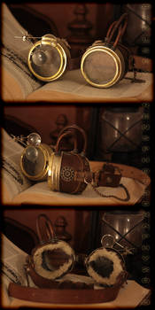 Steampunk Aviator Goggles