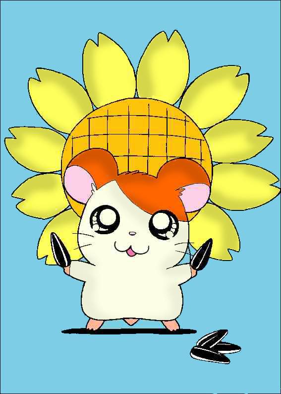 Hamtaro And Sunflower Seeds By Riesgerronfan On Deviantart Hamtaro And Sunflower Seeds By Riesgerronfan On Deviantart