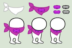 HS Sprite Base | Fangs Bandana