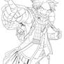 lineart dragneel natsu