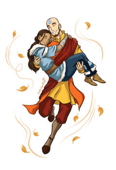 Aang and Katara