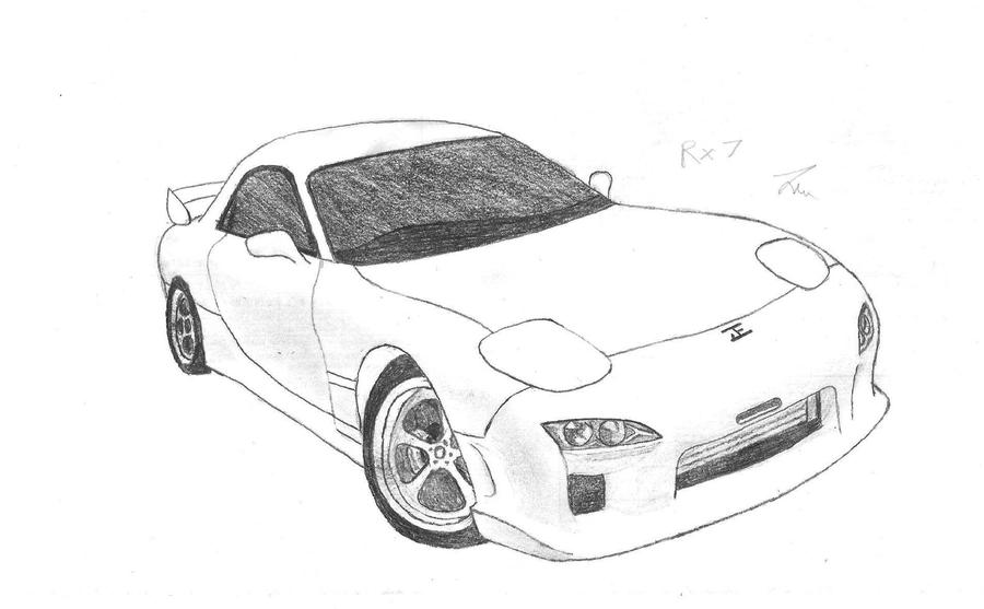 Mazda Rx 7 Draw mazda rx-7 by je-grrr on DeviantArt