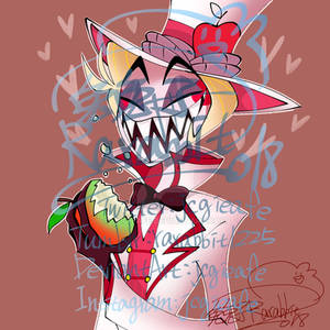 Hazbin Hotel:Eating apples.