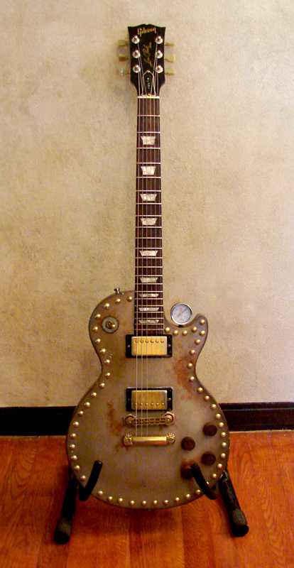 Steampunk Les Paul Guitar