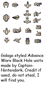 Space shooter Black Hole units