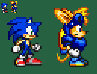 MarleyProctor on X: I made some Custom Sonic Advance Sprites! Really love  these designs, but my goodness was this a step in deep water. #sonicart  #pixel #pixelart #digitalart #sonicoc  / X