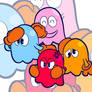 Blinky, Inky, Pinky, and Clyde (PAC-MAN)