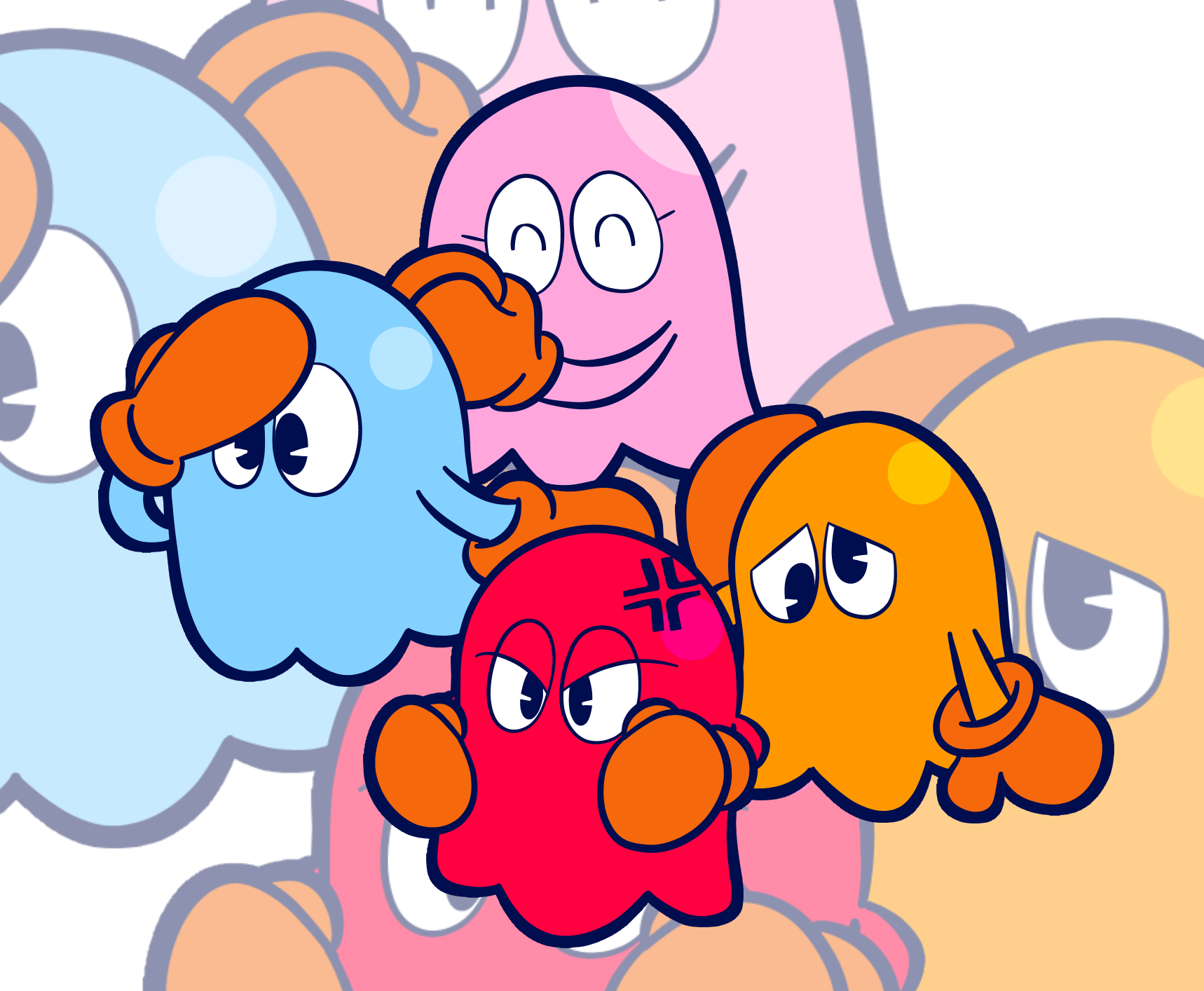 Blinki Pacman Pacman Blinky