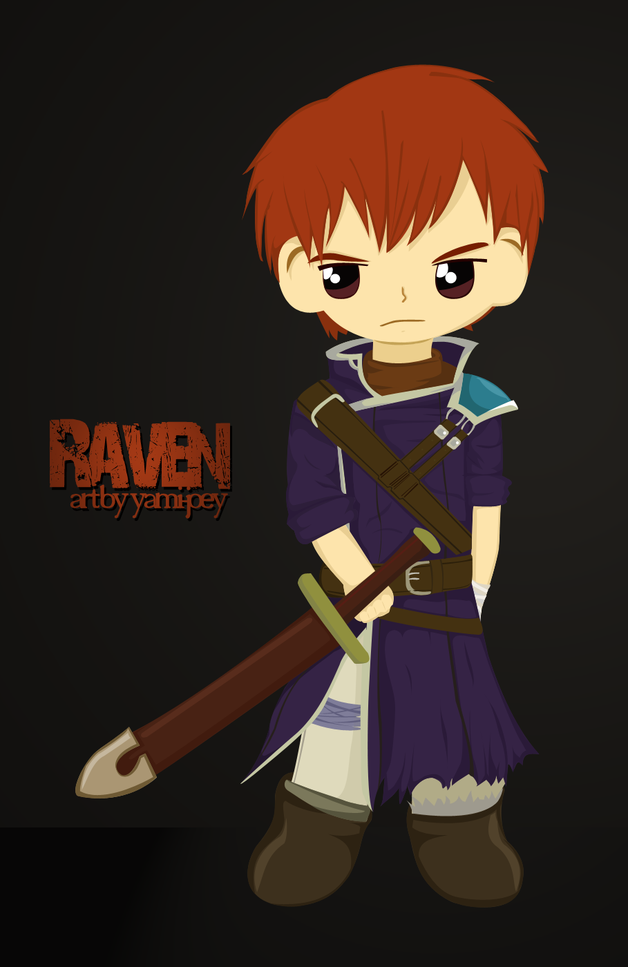 Chibi Raven Colored