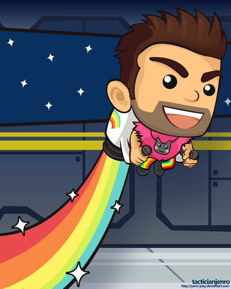 Rainbow Jetpack: Jetpack Joyride Fanart by yami-joey on DeviantArt