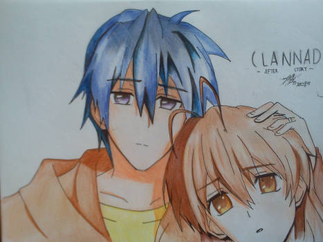 (Clannad) Tomoya Okazaki and Nagisa Furukawa