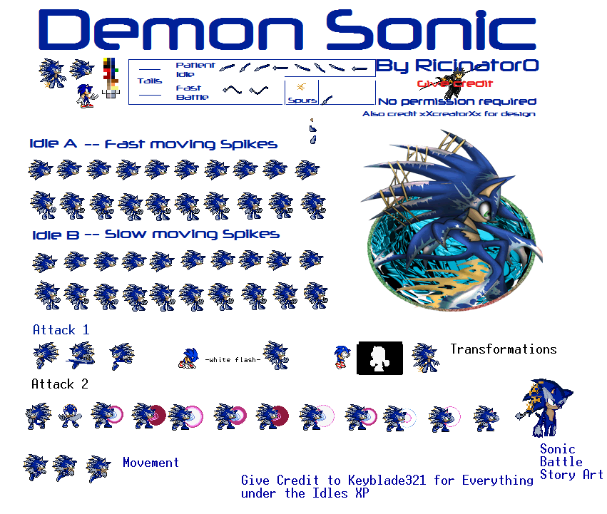 Demonized Tails sprites V2 DEMO! by evgeniimurin on DeviantArt