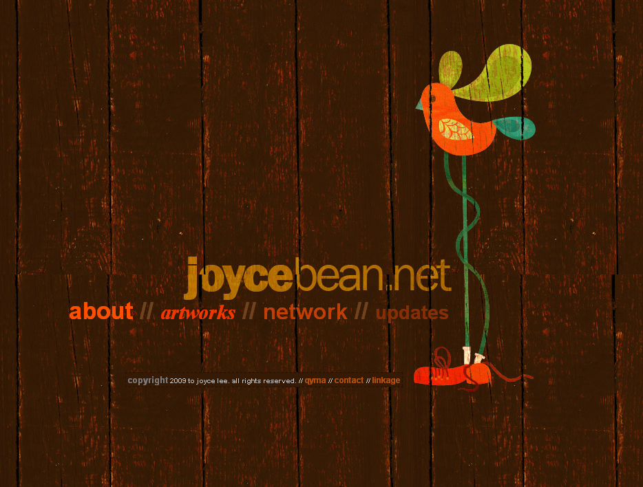 Joycebean v1 web layout