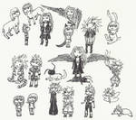 Kingdom Hearts sketch dump