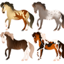 Horse Adopts - Set B - OPEN - PRICES LOWERED