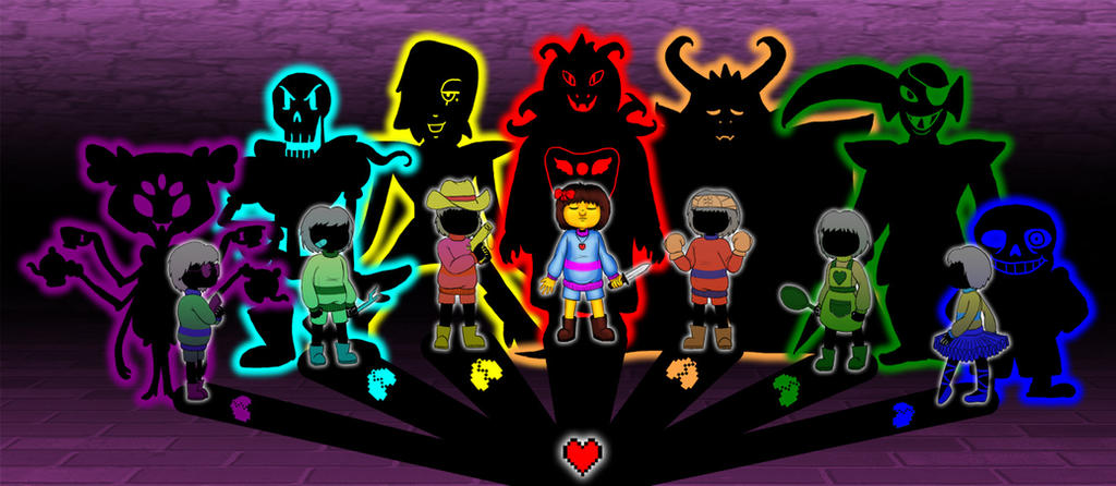 Undertale Souls By Rainbowdogma Flicker Of A Neon Soul Undertale AU