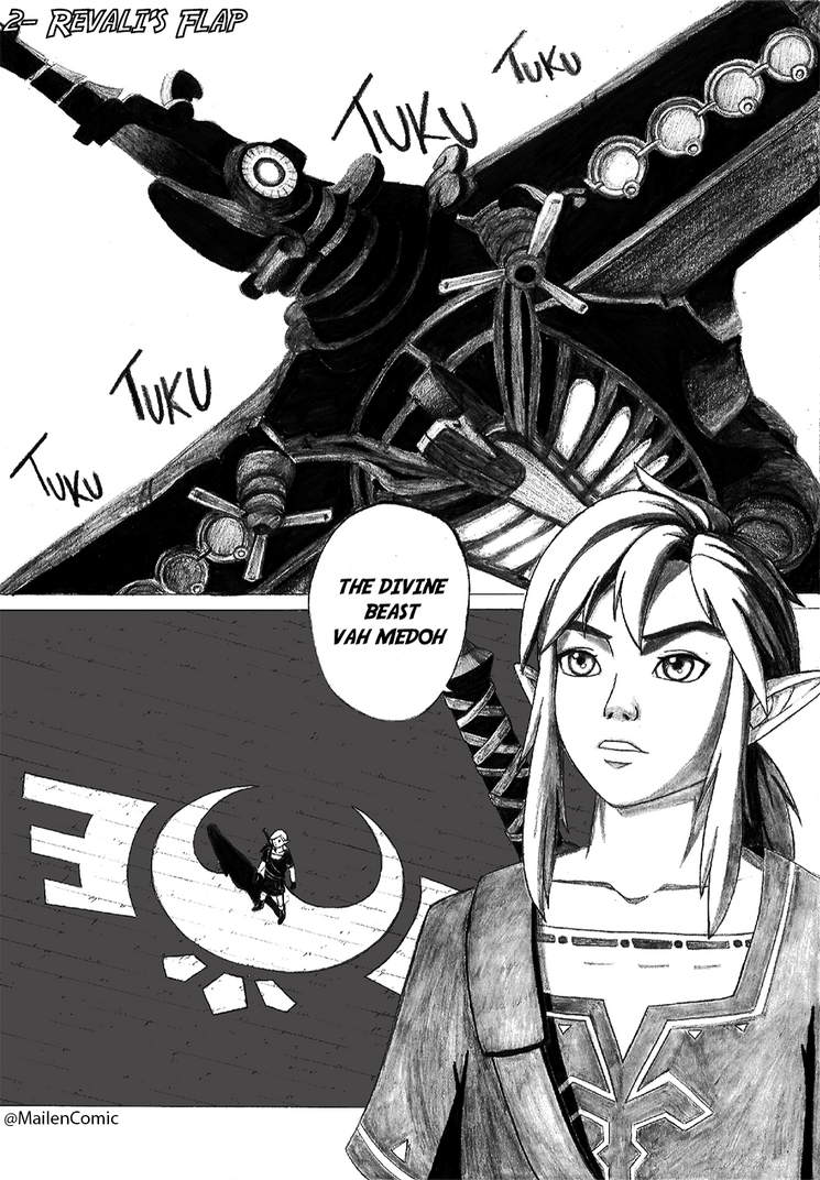 Breath Of The Wild Manga Zelda BOTW Page 5 by MailenRose on DeviantArt