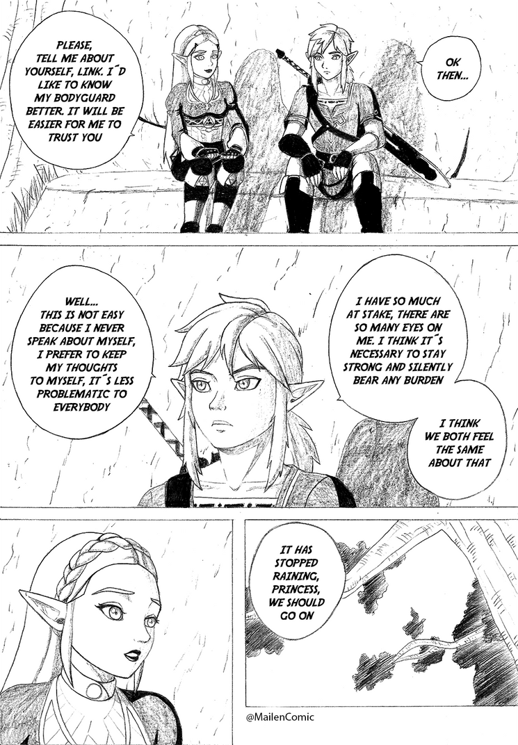 Breath Of The Wild Manga Zelda BOTW Page 40 by MailenRose on DeviantArt